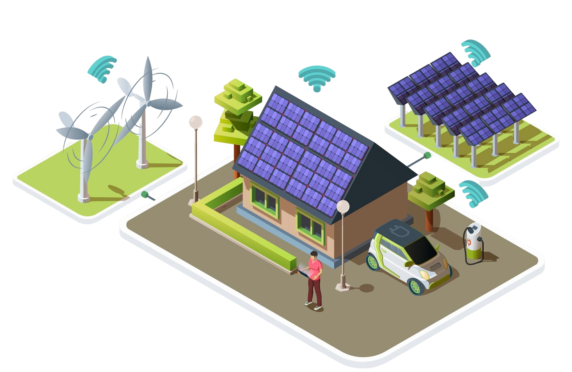 Smart Grid illustration